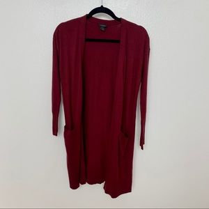 Halogen open front cardigan